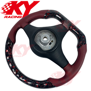 Volant de voiture sport en fibre de carbone forgé sur mesure pour BMW E30 E60 E90 E87 E92 E63 E70 - Product Image 3