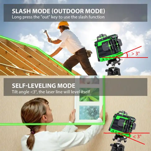 Mới Đến 360 Tự San Lấp Mặt Bằng Chữ Thập Màu Xanh Lá Cây <span class=keywords><strong>Laser</strong></span> Quay Mức Độ Tốt Nhất Không Dây 16 Dòng Mini <span class=keywords><strong>Laser</strong></span> Mức Độ - Product Image 2