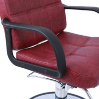 Fauteuil de coiffure professionnel en gros pour salon de coiffure, robuste avec pompe hydraulique, en cuir PU, moderne et classique, inclinable pour barbier