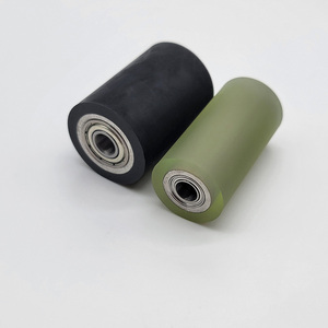 Polyurethane cao su tráng Con lăn OEM Silicone con lăn với vòng bi độ cứng 50-90a Con lăn cho máy móc dệt - Product Image 3