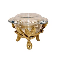 Chauffe-plats en argent plaqué, vente chaude, service de buffet, ensemble de trois chauffe-plats à vendre au prix de gros