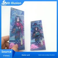 Feuille lenticulaire PET personnalisée, impression 3D, 50 LPI, 75, 100 LPI, image changeante, affiche anime, carte affiche lenticulaire 3D