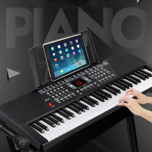 2022 New Electronic Piano Synthesizer Musical Electronic Keyboard Semi-Professional 61 Keys For Sale