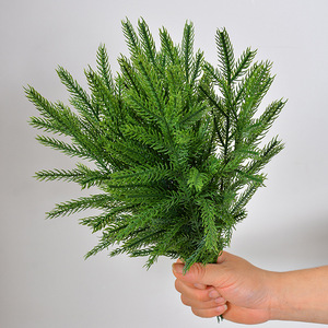 Aiguilles de pin artificielles Laixing, 13 cm de haut, simulation réaliste, décorations de Noël, verdure en plastique PE, branches - Product Image 4