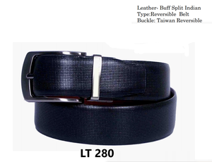 Cinturón Reversible de Cuero Genuino de Primera Calidad con Diseño Nuevo de Leo Torresi para Hombre - Product Image 1