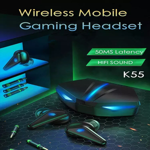 Tốt Nhất Bán K55 Đúng Không Dây In-Ear Earbuds Tai Nghe Không Tiếng Ồn Hủy Bỏ Chơi Game Thể Thao Tai Nghe Thiết Kế Mát Mẻ Chức Năng Chống Thấm Nước - Product Image 5