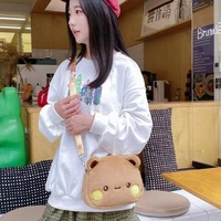 Sac à dos en peluche mignon Bubu Dudu, sac bandoulière Yier Panda Bear, porte-monnaie Kawaii, sac à bandoulière, peluches douces pour cadeau de petite amie