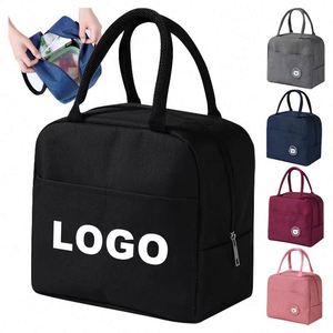 Custom Logo Lunch <b>Bag</b> Insulation Oxford Lunch Storage <b>Bag</b> <b>Large</b> Capacity Women's Handbags Insulated Lunch <b>Bag</b> for Kids - Product Image 1
