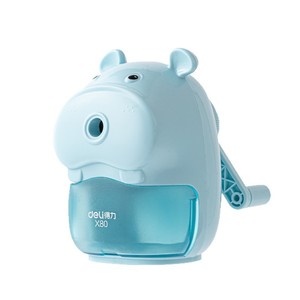 Deli Pencil Sharpener X70 Manual Plastic Student Supply Geometric Design - Product Image 3