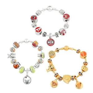 Marvel Avengers Charm Bracelet Super Hero Band Arm Strap Jewellery