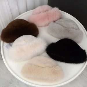2025 New Bucket Hats for Autumn Faux Fur and Plush <b>Material</b> Thick and Warm Fashionable and Exquisite. - Product Image 1