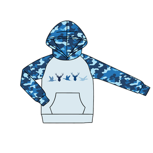 Chemise à manches longues pour enfants, imprimé camouflage de chasse personnalisé, nouveaux designs, vêtements pour frères, nouveaux styles - Product Image 3