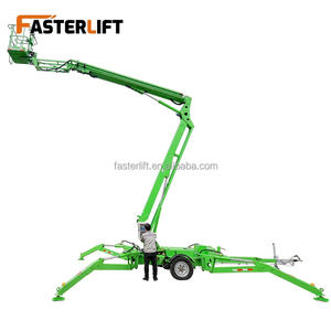 Fabrieksdirecte verkoop Dubbele Aandrijving 10m 28m Elektrische Spider-Man Hoogwerker Aanhangwagen Gemonteerde Boomlift voor Hoogwerker - Product Image 6