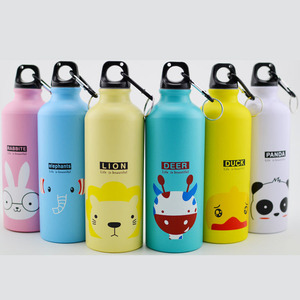 Seaygift Bán Buôn 500Ml Cá Nhân Thỏ/Sư Tử/Vịt/Deer//Voi/Panda Trẻ Em Động Vật Nhôm Thể Thao Uống Wate Chai - Product Image 5