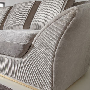 Juego de Sofás de Lujo de 1, 2, 3 y 4 Plazas para Sala de Estar de Hotel, Tapizado en Gamuza, Directo de Fábrica - Product Image 4