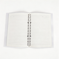 Reliure à 6 trous A5 en PP, couverture transparente, papier de rechange pour carnet, insert personnalisé