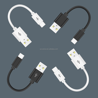 Kabel Data Pengisian Cepat Pendek 20cm Usb ke Type C untuk Power Bank
