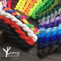 1mm/20m ligne de jade fil rouge bijoux à bricoler soi-même noeud chinois perles fil résultats nylon pantoufles sac cordon chaîne bricolage pantoufles sac