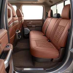 Fundas de Asiento Personalizadas para Silverado Ford, Juego Completo de Cuero, Cinco Asientos, Transpirables, para Todas las Estaciones, Protección de Lujo para Negocios - Product Image 2