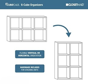 Wooden <strong>storage</strong> <strong>6</strong>-shelf Cubeicals Organizer, <strong>6</strong>-<strong>Cube</strong>, Birch,factory price,for room,for home - Product Image 4