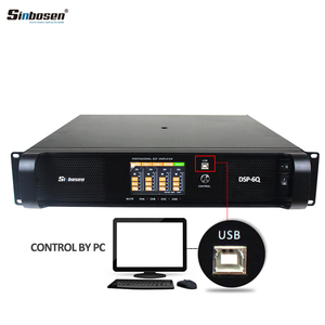 Amplificateur numérique DSP pour karaoké familial, 4 canaux, 700 W, pontable, DSP-6Q - Product Image 3