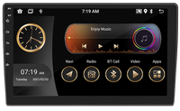 Radio Universal para Auto Android de 9 Pulgadas y 2 Din con Pantalla Táctil, GPS, Reproductor Multimedia Estéreo, Cámara de Visión Nocturna y Cámara de Reversa