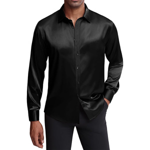 Chemises décontractées tactiques à manches longues pour hommes, haute qualité, élastiques, respirantes, 100 % coton, séchage rapide, satin anti-plis - Product Image 1