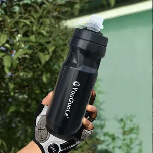 Bisiklet su şişeleri 600ml plastik bisiklet sıkmak spor şişesi açık havada//spor//koşu BPA ücretsiz içme suyu şişesi