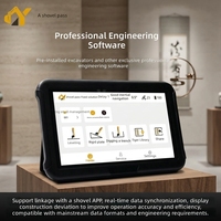 Dispositivo de Nivelación para Excavadora Yct H5 Pro, Tableta Resistente con Pantalla LED, Montada en Vehículo, IP65, Piezas de Maquinaria de Construcción