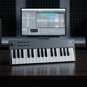 <span class=keywords><strong>Clavier</strong></span> <span class=keywords><strong>MIDI</strong></span> miniature MIDIPLUS Tiny 32 touches sensibles à la vélocité, contrôleur <span class=keywords><strong>MIDI</strong></span> <span class=keywords><strong>USB</strong></span>-C portable pour PC, <span class=keywords><strong>Mac</strong></span>, ordinateur portable, studio mobile - Product Image 1