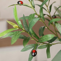 Arbre d'olivier artificiel haut de gamme personnalisé, arbre forgé, plantes vertes, décoration paysagère, décoration intérieure, salon, décorations de sol