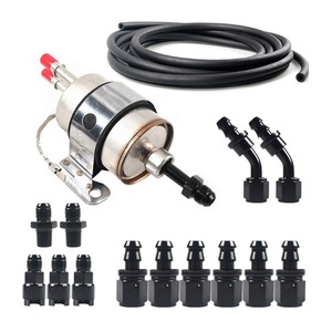 Kit de tuyaux d'injection de carburant Haofa LS Converter 3/8 25 pieds, accessoires de mise à niveau du système EFI FI - Product Image 1