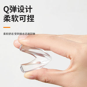 Transparent Silicone Table Corner Protectors Round Shape Anti-Collision Safety Covers For Glass Tables - Product Image 4