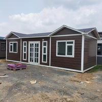 Villa Prefabricada de Estructura de Acero Ligero de Diseño Moderno, Edificio Modular de Bajo Costo para Oficina en Casa, Tienda, Cochera, Baño