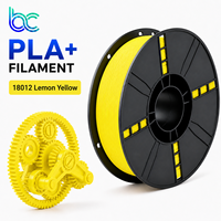 Filamento para Impresora 3D Becreative PLA Plus, Resistencia ABS, Fácil Impresión, 1.75mm de Diámetro, 205-215, 1kg/rollo para Impresora 3D FDM/3D