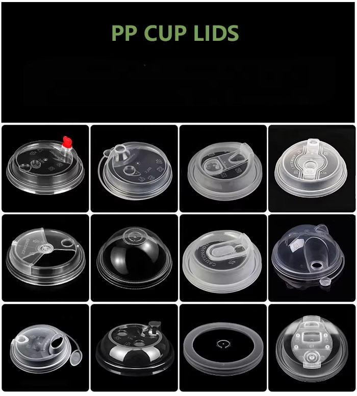 Wholesale Custom Logo Pp 90Mm Boba Bubble Milk Tea Cup Disposable 500Ml ...