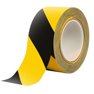 PE Avertissement Attention Zones dangereuses Barricade Personnalisé Danger En Plastique Adhésif Marquage Barrière De Sécurité Film Bande - Product Image 1