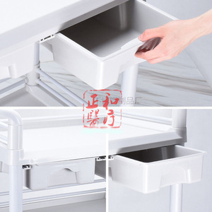 Abs Hospital <b>Trolley</b> Three Layer With Noise Free Caster For Medical Use - Product Image 4