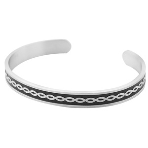 Men Women Pure Stainless Steel <b>Bracelet</b> Ring Adjustable Cuff Arthritis Relief Healing Energy Jewelry <b>Set</b> Couple Gift Wholesale - Product Image 3