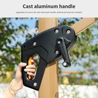 Sombrilla Plegable Moderna de Aleación de Aluminio, Resistente al Agua y a los Rayos UV, con Base de Plástico para Uso en Exteriores, Restaurantes, Playas y Hoteles