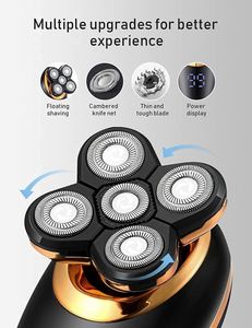 Vente flash 2024 - Rasoir électrique miniature rechargeable par USB pour homme, faible bruit, tondeuse à cheveux professionnelle - Product Image 3