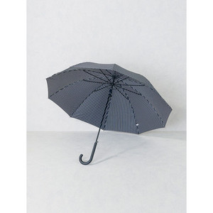 10K ombrello pieghevole automatico 59 cm con nero e striscia modello 10 costole Logo personalizzabile - Product Image 1