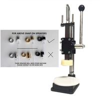 Outil de sertissage manuel pour pulvérisateurs à capuchon à clipser en plastique, machine de capsulage pour échantillons de parfum, scelleuse de flacons miniatures 2ml 3ml 5ml