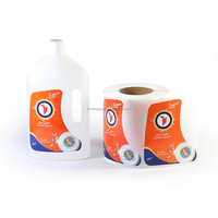 Étiquette de bouteille en papier adhésif personnalisée, autocollant BOPP, étiquette de bouteille de détergent liquide pour lessive, emballage, étiquette PP
