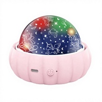 Proyector de Luz Nocturna LED Moderno con Enchufe, Mini Proyector de Estrellas Giratorio de 360 Grados, Proyección 3D de Cielo Estrellado y Animales Marinos para Sala de Estar