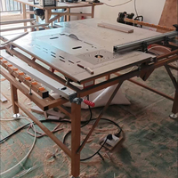 Table de scie à bois de précision à vente chaude, table de scie pliante multifonctionnelle, petite scie à panneaux pour la maison