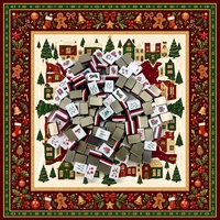 Set Mahjong Tradisional Amerika dengan Ubin Berwarna-warni untuk Acara Natal dan Makan Malam Reuni Keluarga
