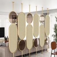 Panneau de confidentialité en acier inoxydable pour décoration intérieure, séparateur de cloisons, séparateur, écran, décoration intérieure pour restaurant