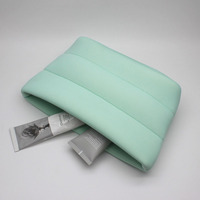 Pochette cosmétique gonflable en néoprène, pochette à bulles de plongée, étanche, portable, pochette de beauté zippée, accessoire de voyage souple pour femmes