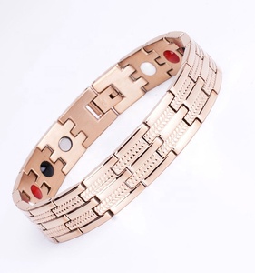 Pulsera de Terapia Magnética de Germanio FIR, Equilibrio Iónico, Piedra Curativa Natural, Gema Energética, Alivio del Estrés Magnético - Product Image 2